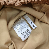 VIVIENNE TAM WLC ワッシャープリーツロングスカート 38 11175321 マキシ丈 ロングスカート ブラウン レディース ヴィヴィアンタム【中古】6-0210M♪