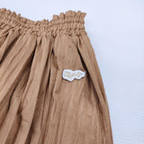 VIVIENNE TAM WLC ワッシャープリーツロングスカート 38 11175321 マキシ丈 ロングスカート ブラウン レディース ヴィヴィアンタム【中古】6-0210M♪