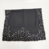 babaghuri 刺繍 ストール ブラック レディース ババグーリ【中古】5-1222T♪