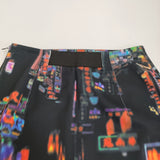 VIVIENNE TAM HONG KONG NEON PRINT SKIRT 香港ネオン 定価31900円 サイズ40 スカート 23AW ブラック レディース ヴィヴィアンタム【中古】5-1222G♪
