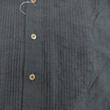 45R/45rpm インディゴ平ピンタックDRESS 定価62700円 コットン ノースリーブ ワンピース ネイビー レディース フォーティーファイブアールピーエム【中古】6-0430S◎