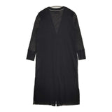 VIVIENNE TAM パワーネット 08175319 サイズ40 袖シアー ロング カーディガン ブラック レディース ヴィヴィアンタム【中古】6-0215M♪