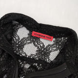 VIVIENNE TAM レース ロングブラウス ワンピース 08276844 サイズ38 ワンピース ブラック レディース ヴィヴィアンタム【中古】6-0225M♪
