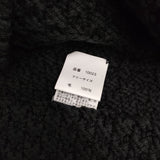 TORICI 未使用品 手編みかのこベスト 定価53900円 10023 プルオーバー ウールニット ベスト ブラック レディース トリチ【中古】5-1222T♪