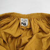 IDEE POOL いろいろの服 巻きギャザースカート ギャザーエプロン ロングスカート イエロー レディース イデープール【中古】6-0430M∞