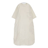 UNIVERSAL SEVEN USAコットン Tシャツワンピース US213CT005 ワンピース ライトベージュ レディース ユニヴァーサルセブン【中古】6-0614S∞