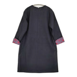 中川政七商店 遊 セミフォーマル ウール混 ワンピース ネイビー レディース 中川政七商店【中古】6-0106T♪