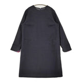 中川政七商店 遊 セミフォーマル ウール混 ワンピース ネイビー レディース 中川政七商店【中古】6-0106T♪