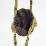 mina perhonen mariposa ミニバッグ ウールナイロン トートバッグ イエロー レディース ミナペルホネン【中古】6-0114T◎