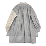 gasa 25周年ロングシャツ 一点物 定価44000円 75201-01107 サイズS 長袖シャツ 20AW グレー レディース ガサ【中古】5-1222M♪