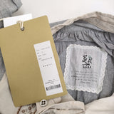 gasa 25周年ロングシャツ 一点物 定価44000円 75201-01107 サイズS 長袖シャツ 20AW グレー レディース ガサ【中古】5-1222M♪