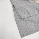 gasa 25周年ロングシャツ 一点物 定価44000円 75201-01107 サイズS 長袖シャツ 20AW グレー レディース ガサ【中古】5-1222M♪