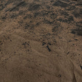 gasa 想像と創造 imagine and create スタンドカラーフリルワンピース 手染め ドレス リネン 定価99000円 24AW ブラウン ブラック レディース ガサ【中古】5-1222M♪