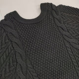 JOURNAL STANDARD L'essage Mix ケーブルプルオーバー 定価28600円 2way セーター ニット 22AW ブラック レディース ジャーナルスタンダードレサージュ【中古】5-1228T♪