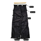 UNITED ARROWS コーデュロイ ストレートパンツ サイズ38 定価24200円 パンツ 24AW ブラック レディース ユナイテッドアローズ【中古】5-1228T♪