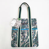MARNI 新品 プリントキャンバスバッグ フラワーカフェ 定価31900円 トートバッグ 2025 グリーン ホワイト レディース マルニ【中古】5-1222G♪