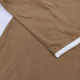 HUG.U レイヤード風 サイズF 長袖Ｔシャツ カットソー ロンＴ 25AW ブラウン レディース ハグユー【中古】6-0215M♪