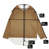 HUG.U レイヤード風 サイズF 長袖Ｔシャツ カットソー ロンＴ 25AW ブラウン レディース ハグユー【中古】6-0215M♪
