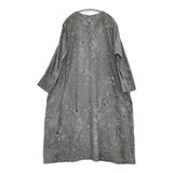 gungendo 墨染白露ワンピース鈴蘭水仙 定価57200円 25503402 ワンピース 2025 グレー レディース 群言堂【中古】5-1222M♪