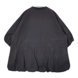 AS KNOW AS de base 大きいサイズ ふわっとシルエSH 定価19580円 OB2157 半袖 ブラウス シャツ 25SS ブラック レディース アズノウアズ ドゥバズ【中古】6-0608S∞