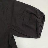 AS KNOW AS de base 大きいサイズ ふわっとシルエSH 定価19580円 OB2157 半袖 ブラウス シャツ 25SS ブラック レディース アズノウアズ ドゥバズ【中古】6-0608S∞