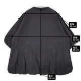 AS KNOW AS de base 大きいサイズ ふわっとシルエSH 定価19580円 OB2157 半袖 ブラウス シャツ 25SS ブラック レディース アズノウアズ ドゥバズ【中古】6-0608S∞