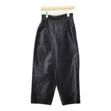 susuri モエケパンツ タイパンツ 別珍 定価44000円 25-551 サイズ0 パンツ 25AW ブラック レディース ススリ【中古】5-1222T♪