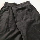 susuri モエケパンツ タイパンツ 別珍 定価44000円 25-551 サイズ0 パンツ 25AW ブラック レディース ススリ【中古】5-1222T♪