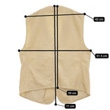 susuri サービングベスト コーデュロイ オーバーサイズベスト 定価46200円 24-052 サイズ4 ベスト ベージュ レディース ススリ【中古】5-1222T♪