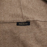 R&D.M.Co- ウールカシミヤ カシュクールカーディガン ニットカーディガン ベージュ レディース オールドマンズテーラー【中古】6-0106T♪