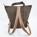 R&D.M.Co- ROBINSON’S チェック 2WAY トート 定価64900円 6440 リュック・デイパック ダークブラウン レディース オールドマンズテーラー【中古】5-1228G♪