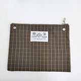 R&D.M.Co- ROBINSON’S チェック 2WAY トート 定価64900円 6440 リュック・デイパック ダークブラウン レディース オールドマンズテーラー【中古】5-1228G♪