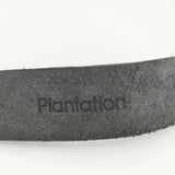 Plantation レザー ベルト ブラック レディース プランテーション【中古】6-0221G∞