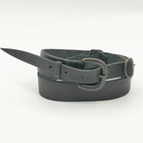 Plantation レザー ベルト ブラック レディース プランテーション【中古】6-0221G∞