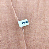 Plantation フリンジ 大判 無地 ストール ピンク レディース プランテーション【中古】6-0112T◎