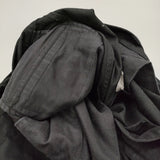 MHL. SOFT DENSE COTTON 595-3240501 定価27500円 サイズ0 ワイド パンツ 23AW ブラック レディース エムエイチエル【中古】6-0215G♪