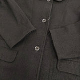 SARAHWEAR アンクルコート C60204 ステンカラーコート ブラック レディース サラウェア【中古】6-0106T♪