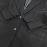 MICA & DEAL オーバーチェスターコート 定価47300円 0124307239 チェスターコート 24AW ネイビー レディース マイカ＆ディール【中古】5-1226T♪