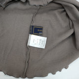 natalia N0504 リブ ハイネック コットン サイズF 長袖Ｔシャツ カットソー ロンＴ グレージュ レディース ナターリア【中古】6-0123M△