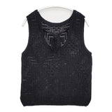 JOURNAL STANDARD ジャガードバックオープンタンク ノースリーブ セーター ニット 25SS ブラック レディース ジャーナルスタンダード【中古】6-0430M∞