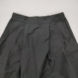 Espeyrac シャンブレータフタ デザインスカート 定価15400円 イージー ロングスカート 22AW ブラック レディース エスペラック【中古】6-0215G♪