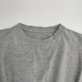 &yarn LNT-829 スモッキング刺繍 Ｔシャツ カットソー グレー レディース アンドヤーン【中古】6-0608S∞
