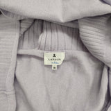 LANVIN en Bleu 3316804 ロールカラー ニット 変形デザイン サイズ38 ウール セーター ニット ラベンダー レディース ランバンオンブルー【中古】6-0123T△