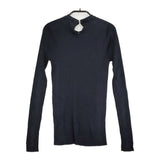 IENA レース襟ホールガーメント リブプルオーバー 定価14300円 付け襟 クルーネック ニット 25SS ブラック レディース イエナ【中古】5-1226M♪