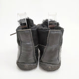 SECCHIARI MICHELE ムートン 38サイズ イタリア製 ブーツ ブラック レディース セキアリ ミッケーレ【中古】6-0112T◎