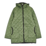 LAVENHAM LVE-18-BP フーデッドキルティングコート イギリス製 コート グリーン レディース ラベンハム【中古】6-0123T△