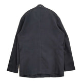 BEAMS HEART 42-19-0042-147 サイズL フード着脱 メルトン コート ネイビー メンズ ビームスハート【中古】6-0126T♪