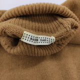 KANEKO ISAO K73KA29 タートルネック ラムウール セーター ニット ブラウン レディース カネコイサオ【中古】6-0115T♪