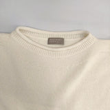 MARGARET HOWELL 578-0163601 ウールコットン混 サイズ2 セーター ニット アイボリー レディース マーガレットハウエル【中古】6-0123T△