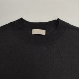 MARGARET HOWELL 578-9261002 リネンシルク ベスト ノースリーブ セーター ニット ブラック レディース マーガレットハウエル【中古】6-0608S∞